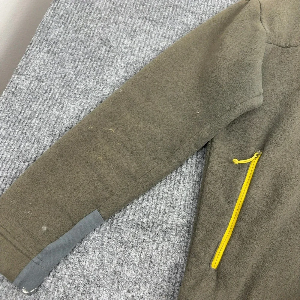 The‎ North Face Jacket Mens M Olive Green Polyester Full Zip Fleece Gorpcore